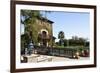 V Sattui Winery Building, Napa Valley, CA-George Oze-Framed Photographic Print