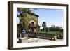 V Sattui Winery Building, Napa Valley, CA-George Oze-Framed Photographic Print