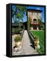 V. Statue Winery Headquarters, Napa Valley, California-Dennis Flaherty-Framed Stretched Canvas