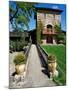 V. Statue Winery Headquarters, Napa Valley, California-Dennis Flaherty-Mounted Photographic Print