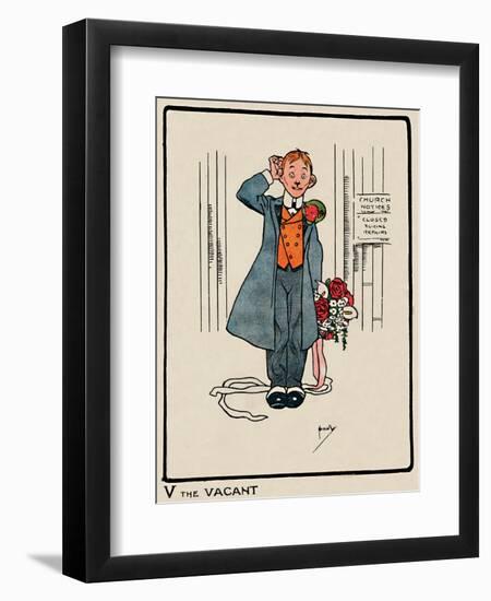 'V the Vacant', 1903-John Hassall-Framed Premium Giclee Print