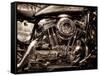 V-Twin Motorcyle Engine-Stephen Arens-Framed Stretched Canvas