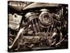 V-Twin Motorcyle Engine-Stephen Arens-Stretched Canvas