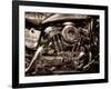 V-Twin Motorcyle Engine-Stephen Arens-Framed Photographic Print