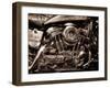 V-Twin Motorcyle Engine-Stephen Arens-Framed Premium Photographic Print