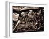 V-Twin Motorcyle Engine-Stephen Arens-Framed Photographic Print