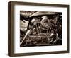 V-Twin Motorcyle Engine-Stephen Arens-Framed Photographic Print