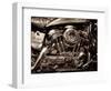 V-Twin Motorcyle Engine-Stephen Arens-Framed Photographic Print