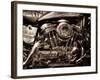 V-Twin Motorcyle Engine-Stephen Arens-Framed Photographic Print