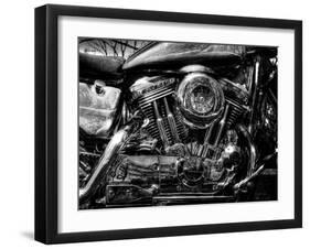 V-Twin Motorcyle Engine-Stephen Arens-Framed Photographic Print