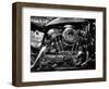 V-Twin Motorcyle Engine-Stephen Arens-Framed Photographic Print