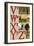 V, W, X, Y, Z Illustrated Letters-Edmund Evans-Framed Art Print