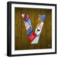 V-Design Turnpike-Framed Giclee Print