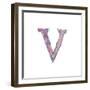 V-Green Girl-Framed Giclee Print