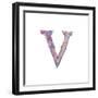 V-Green Girl-Framed Giclee Print