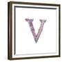 V-Green Girl-Framed Giclee Print