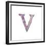 V-Green Girl-Framed Giclee Print