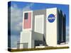 Vab Building at Sunrise, Cape Canaveral, Ksc, Titusville, Florida, Usa-Maresa Pryor-Stretched Canvas