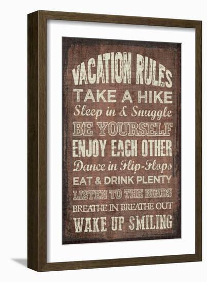 Vaca Rules-Erin Clark-Framed Giclee Print