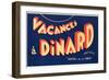 Vacances a Dinard, Hotel De La Mer-null-Framed Art Print