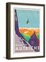 'Vacances en Autriche' - Poster advertising vacations in Austria-null-Framed Giclee Print