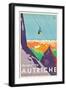 'Vacances en Autriche' - Poster advertising vacations in Austria-null-Framed Giclee Print