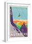 'Vacances en Autriche' - Poster advertising vacations in Austria-null-Framed Giclee Print