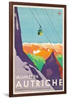 'Vacances en Autriche' - Poster advertising vacations in Austria-null-Framed Giclee Print