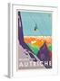 'Vacances en Autriche' - Poster advertising vacations in Austria-null-Framed Giclee Print