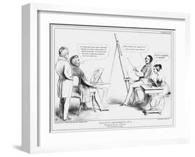 Vacation Amusements No 4, 1840-John Doyle-Framed Giclee Print