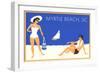 Vacation Couple at Myrtle Beach-null-Framed Art Print