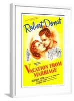 Vacation from Marriage-null-Framed Art Print