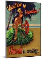 Vacation in Hawaii-null-Mounted Giclee Print