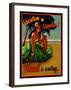 Vacation in Hawaii-null-Framed Giclee Print