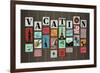 Vacation on Strings-Art Licensing Studio-Framed Giclee Print