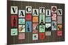 Vacation on Strings-Art Licensing Studio-Mounted Giclee Print