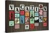 Vacation on Strings-Art Licensing Studio-Stretched Canvas