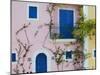 Vacation Villa Detail, Assos, Kefalonia, Ionian Islands, Greece-Walter Bibikow-Mounted Photographic Print