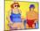 Vacationers-Diana Ong-Mounted Premium Giclee Print