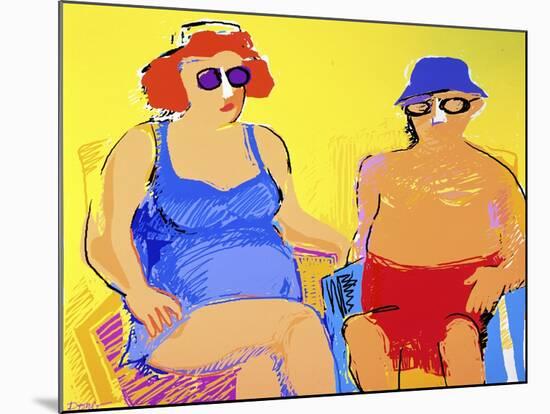 Vacationers-Diana Ong-Mounted Giclee Print