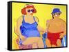 Vacationers-Diana Ong-Framed Stretched Canvas