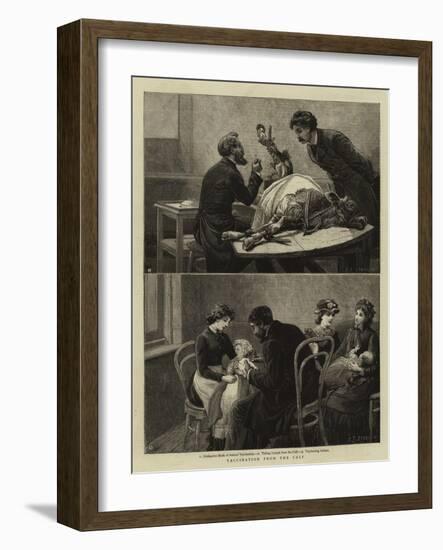 Vaccination from the Calf-Charles Joseph Staniland-Framed Giclee Print