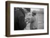 Vaccination in the camp for person flood refugees at Marianna, Arkansas-Walker Evans-Framed Photographic Print