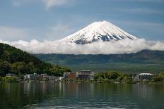 Mount Fuji from Kawaguchiko Lake in Japan-Vacclav-Mounted Photographic Print