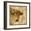 Vache Beige-Clauva-Framed Art Print