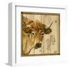 Vache Beige-Clauva-Framed Art Print