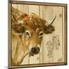 Vache Beige-Clauva-Mounted Art Print