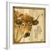 Vache Beige-Clauva-Framed Art Print