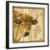 Vache Beige-Clauva-Framed Art Print