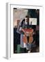 Vache Et Violon (Cow and Violin). Peinture De Kasimir Severinovich Malevitch (Malevich, Malevic) (1-Kazimir Severinovich Malevich-Framed Giclee Print